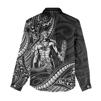 Filipinos Lapu Lapu Hero Women Casual Shirt Black Polynesian Tribal Tattoo