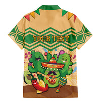 Personalised Hawaii Cinco De Mayo Family Matching Mermaid Dress and Hawaiian Shirt Funny Style