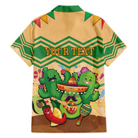 Personalised Hawaii Cinco De Mayo Family Matching Off Shoulder Maxi Dress and Hawaiian Shirt Funny Style