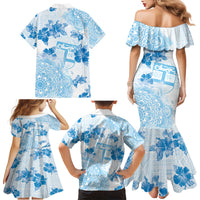 Happy Fiji Girmit Day Family Matching Mermaid Dress and Hawaiian Shirt Fijian Tapa With Mandala Pattern LT05 - Polynesian Pride