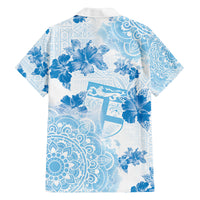 Happy Fiji Girmit Day Family Matching Summer Maxi Dress and Hawaiian Shirt Fijian Tapa With Mandala Pattern LT05 - Polynesian Pride