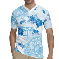 Happy Fiji Girmit Day Rugby Jersey Fijian Tapa With Mandala Pattern LT05 - Polynesian Pride