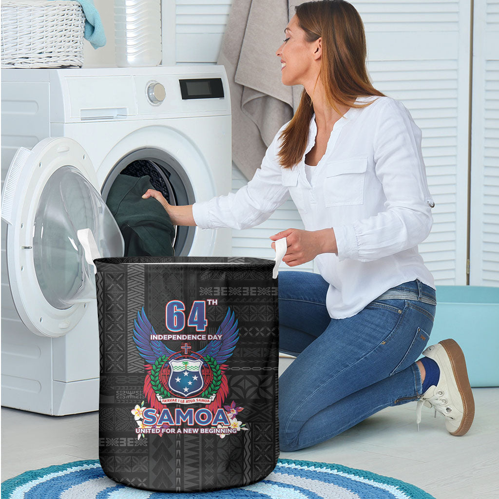 Samoa 64th Independence Anniversary Laundry Basket