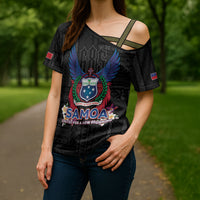 Samoa 64th Independence Anniversary Cross Shoulder Shirt