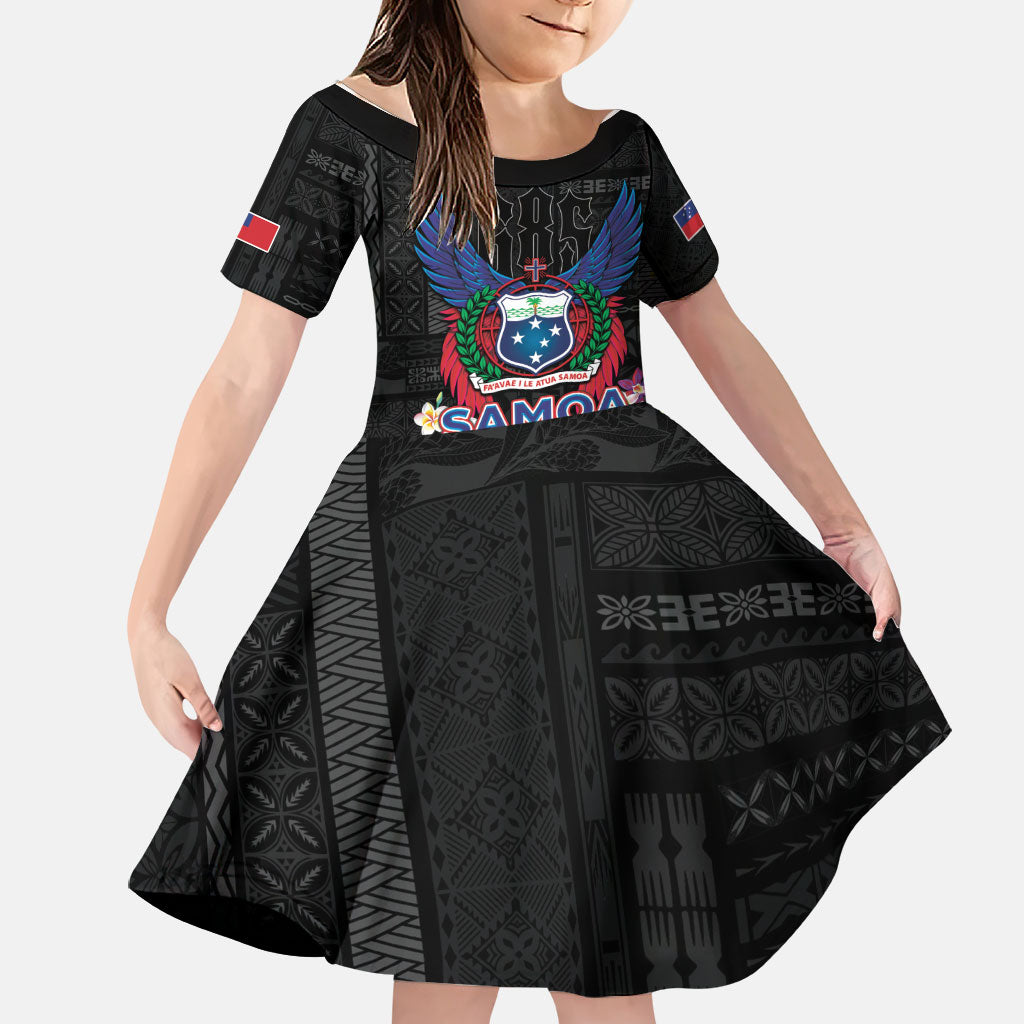 Samoa 64th Independence Anniversary Family Matching Off Shoulder Maxi Dress and Hawaiian Shirt