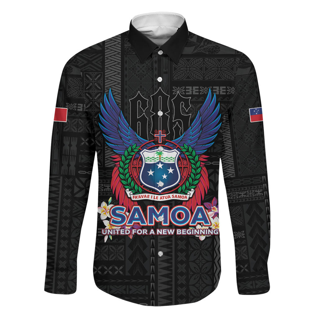 Samoa 64th Independence Anniversary Family Matching Short Sleeve Bodycon Dress and Hawaiian Shirt