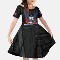 Samoa 64th Independence Anniversary Family Matching Summer Maxi Dress and Hawaiian Shirt