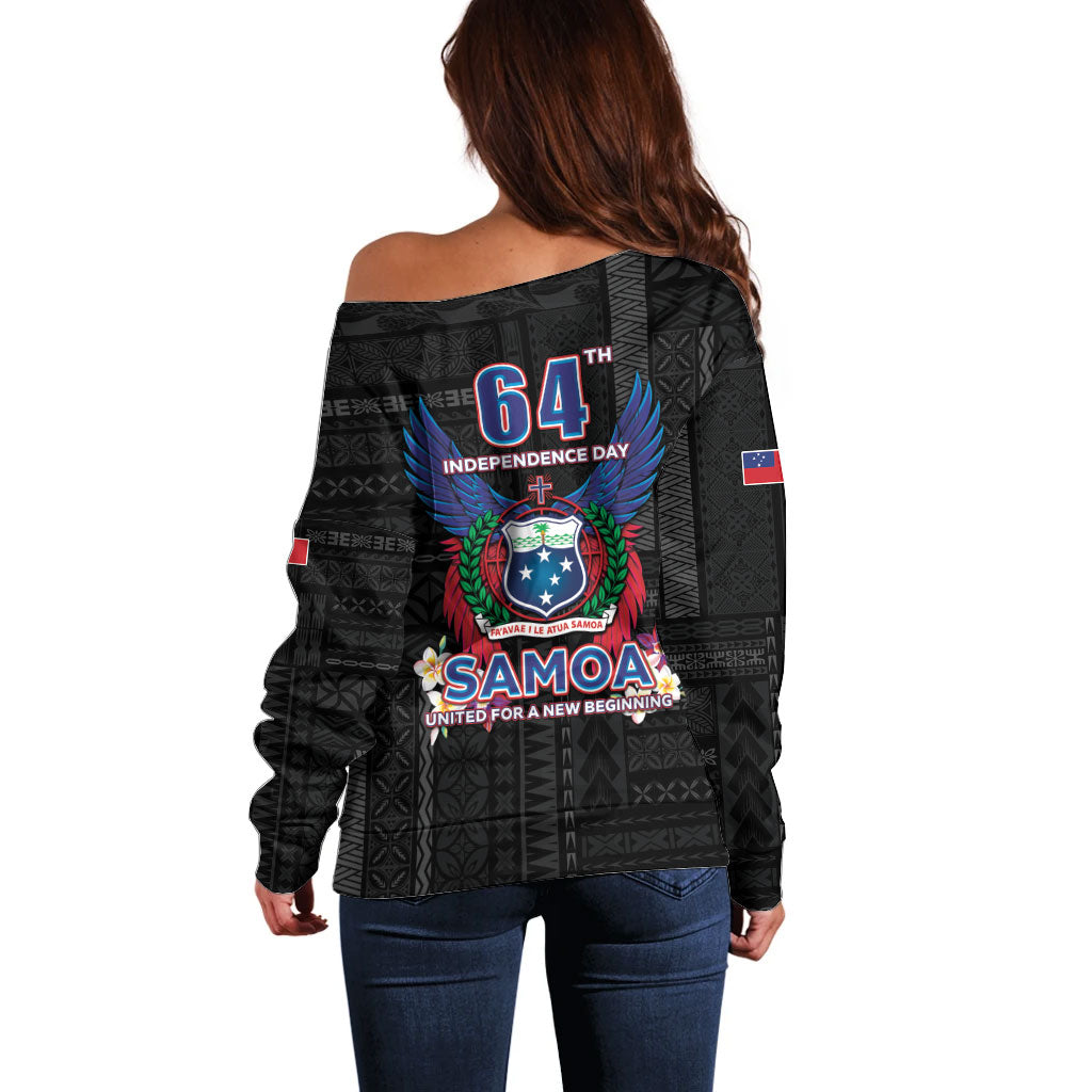 Samoa 64th Independence Anniversary Off Shoulder Sweater