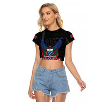 Samoa 64th Independence Anniversary Raglan Cropped T Shirt