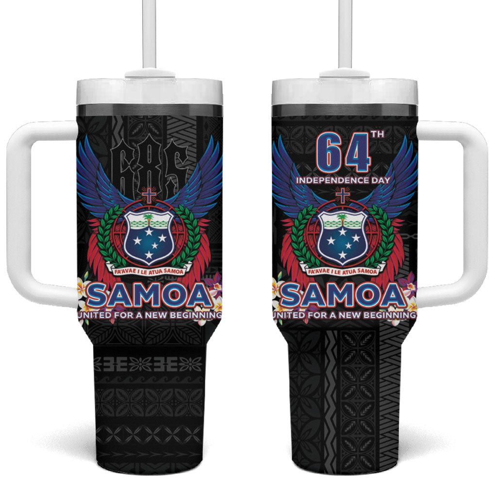 Samoa 64th Independence Anniversary Tumbler With Handle