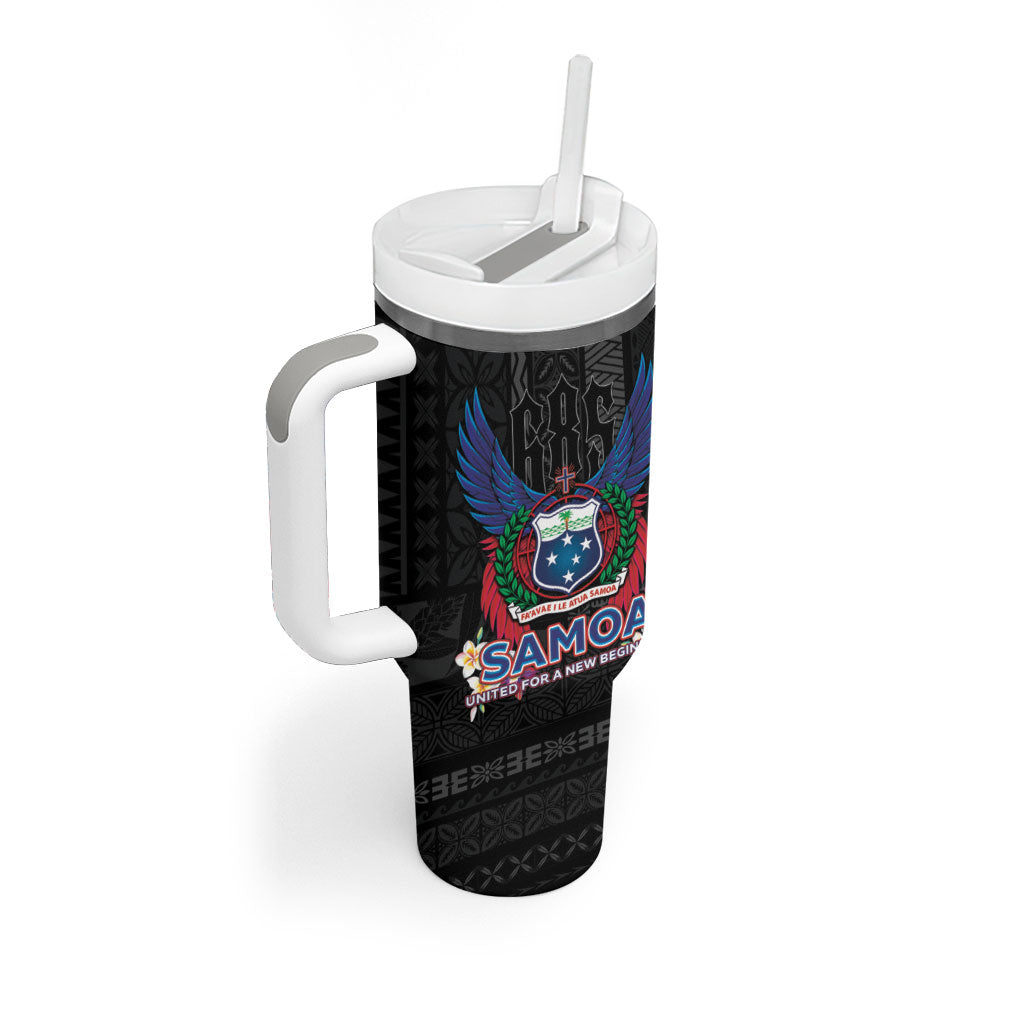Samoa 64th Independence Anniversary Tumbler With Handle