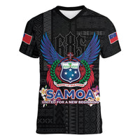 Samoa 64th Independence Anniversary Women V-Neck T-Shirt