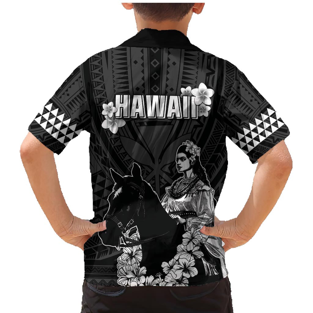 Hawaii King Kamehameha Day Parade Family Matching Mermaid Dress and Hawaiian Shirt With Pa'u Riders Plumeria Kakau Tribal Pattern LT05 - Polynesian Pride