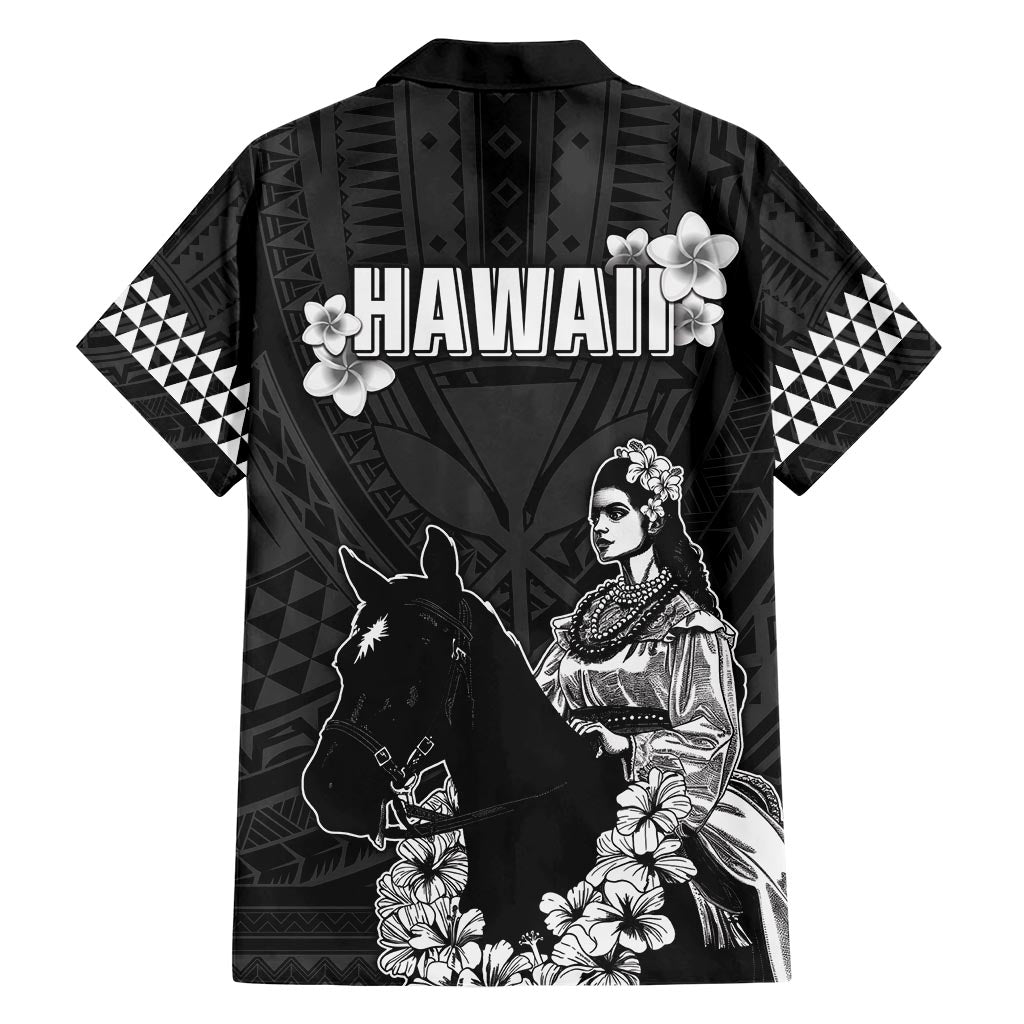 Hawaii King Kamehameha Day Parade Family Matching Short Sleeve Bodycon Dress and Hawaiian Shirt With Pa'u Riders Plumeria Kakau Tribal Pattern LT05 - Polynesian Pride