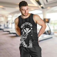 Hawaii King Kamehameha Day Parade Men Tank Top With Pa'u Riders Plumeria Kakau Tribal Pattern