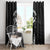 Hawaii King Kamehameha Day Parade Window Curtain With Pa'u Riders Plumeria Kakau Tribal Pattern