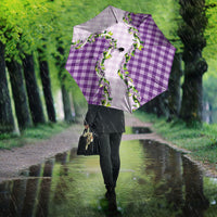 Violet Hawaii Palaka Umbrella Maile Pikake Honohono Orchid Lei