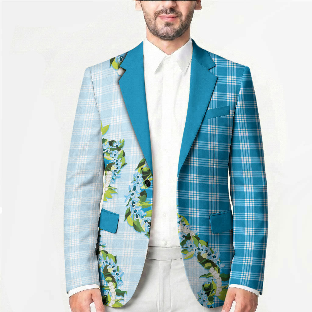 Blue Hawaii Palaka Blazer Maile Pikake Honohono Orchid Lei