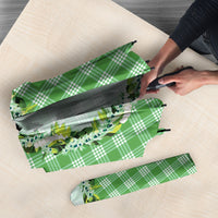 Green Hawaii Palaka Umbrella Maile Pikake Honohono Orchid Lei LT05 - Polynesian Pride