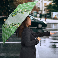 Green Hawaii Palaka Umbrella Maile Pikake Honohono Orchid Lei LT05 - Polynesian Pride