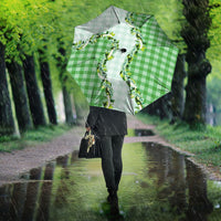 Green Hawaii Palaka Umbrella Maile Pikake Honohono Orchid Lei LT05 - Polynesian Pride