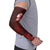 Hawaii Hibiscus With Oxblood Polynesian Pattern Arm Sleeves - Polynesian Pride