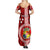 Tonga Rugby Family Matching Summer Maxi Dress and Hawaiian Shirt World Cup 2023 Coat Of Arms Ngatu Pattern LT05 - Polynesian Pride