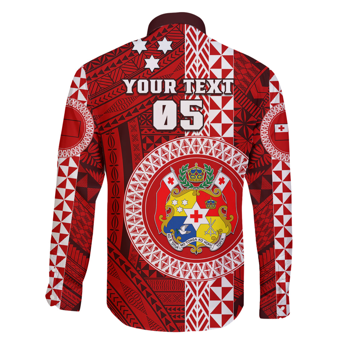 Custom Tonga Rugby Family Matching Tank Maxi Dress and Hawaiian Shirt World Cup 2023 Coat Of Arms Ngatu Pattern LT05 - Polynesian Pride