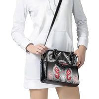 New Zealand Waitangi Day Shoulder Handbag Aotearoa Te Ra O Waitangi Manaia Maori Pattern LT05 - Polynesian Pride