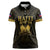 Haiti 1804 Women Polo Shirt Polynesian Gold Neg Maron