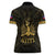 Haiti 1804 Women Polo Shirt Polynesian Gold Neg Maron
