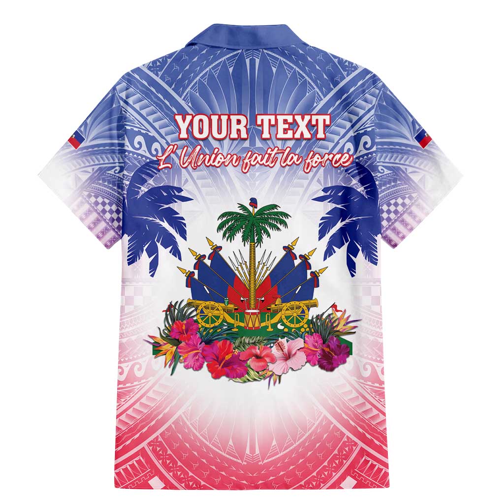 Personalised Haiti Independence Day Family Matching Mermaid Dress and Hawaiian Shirt Neg Maron Polynesian Style LT05 - Polynesian Pride
