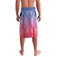 Personalised Haiti Independence Day Lavalava Neg Maron Polynesian Style LT05