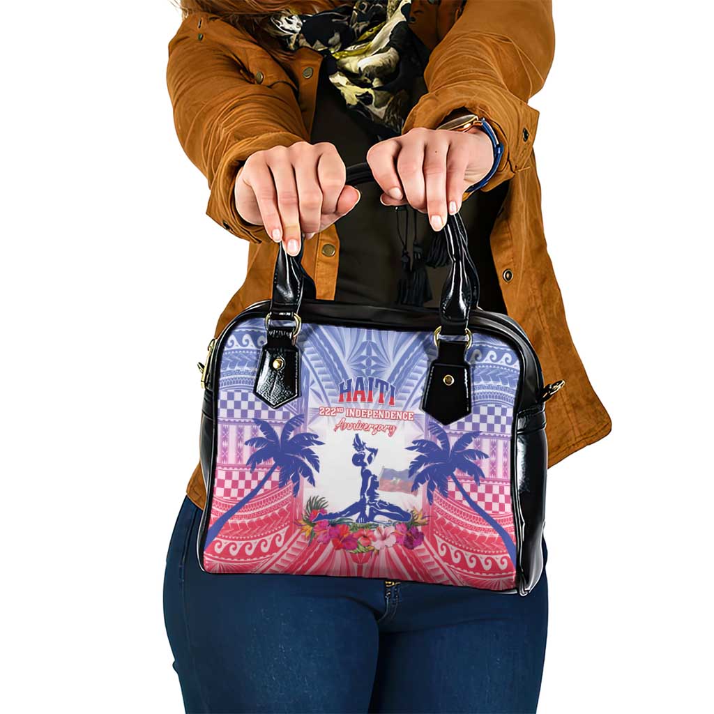 Haiti Independence Day Shoulder Handbag Neg Maron Polynesian Style LT05