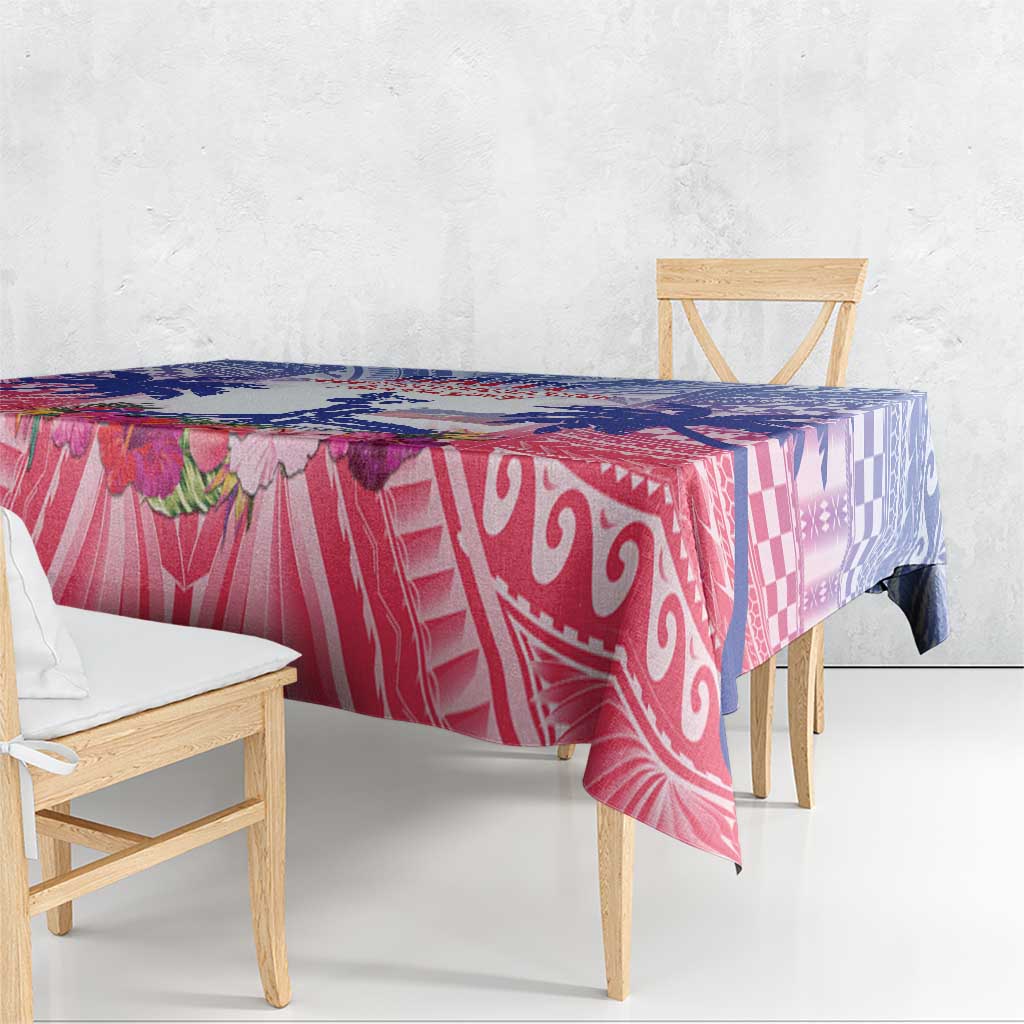 Haiti Independence Day Tablecloth Neg Maron Polynesian Style LT05