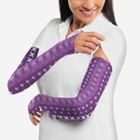 Purple Samoa Malu Tattoo Inspired Arm Sleeves - Polynesian Pride
