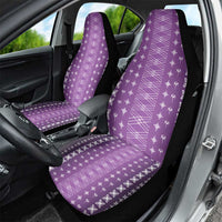 Purple Samoa Malu Tattoo Inspired Car Seat Cover - Polynesian Pride