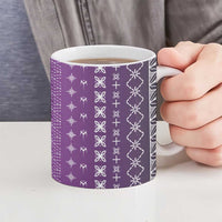 Purple Samoa Malu Tattoo Inspired Ceramic Mug LT05 - Polynesian Pride