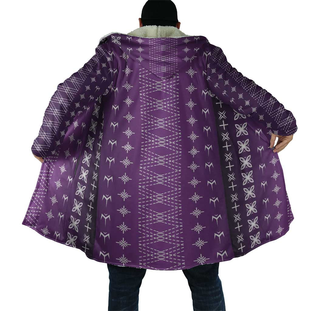 Purple Samoa Malu Tattoo Inspired Cloak - Polynesian Pride