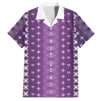 Purple Samoa Malu Tattoo Inspired Hawaiian Shirt - Polynesian Pride