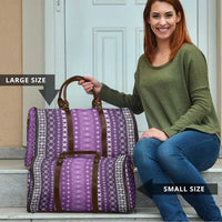Purple Samoa Malu Tattoo Inspired Travel Bag - Polynesian Pride