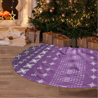 Purple Samoa Malu Tattoo Inspired Tree Skirt - Polynesian Pride