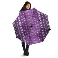Purple Samoa Malu Tattoo Inspired Umbrella - Polynesian Pride