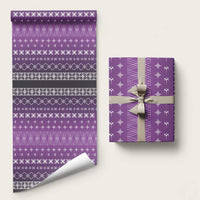 Purple Samoa Malu Tattoo Inspired Wrapping Paper