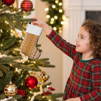 Beige Samoa Malu Tattoo Inspired Christmas Stocking - Polynesian Pride