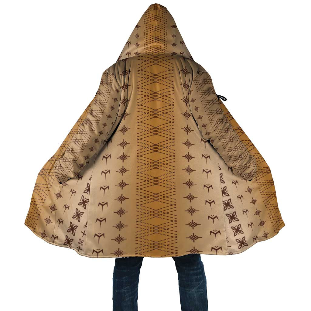 Beige Samoa Malu Tattoo Inspired Cloak - Polynesian Pride