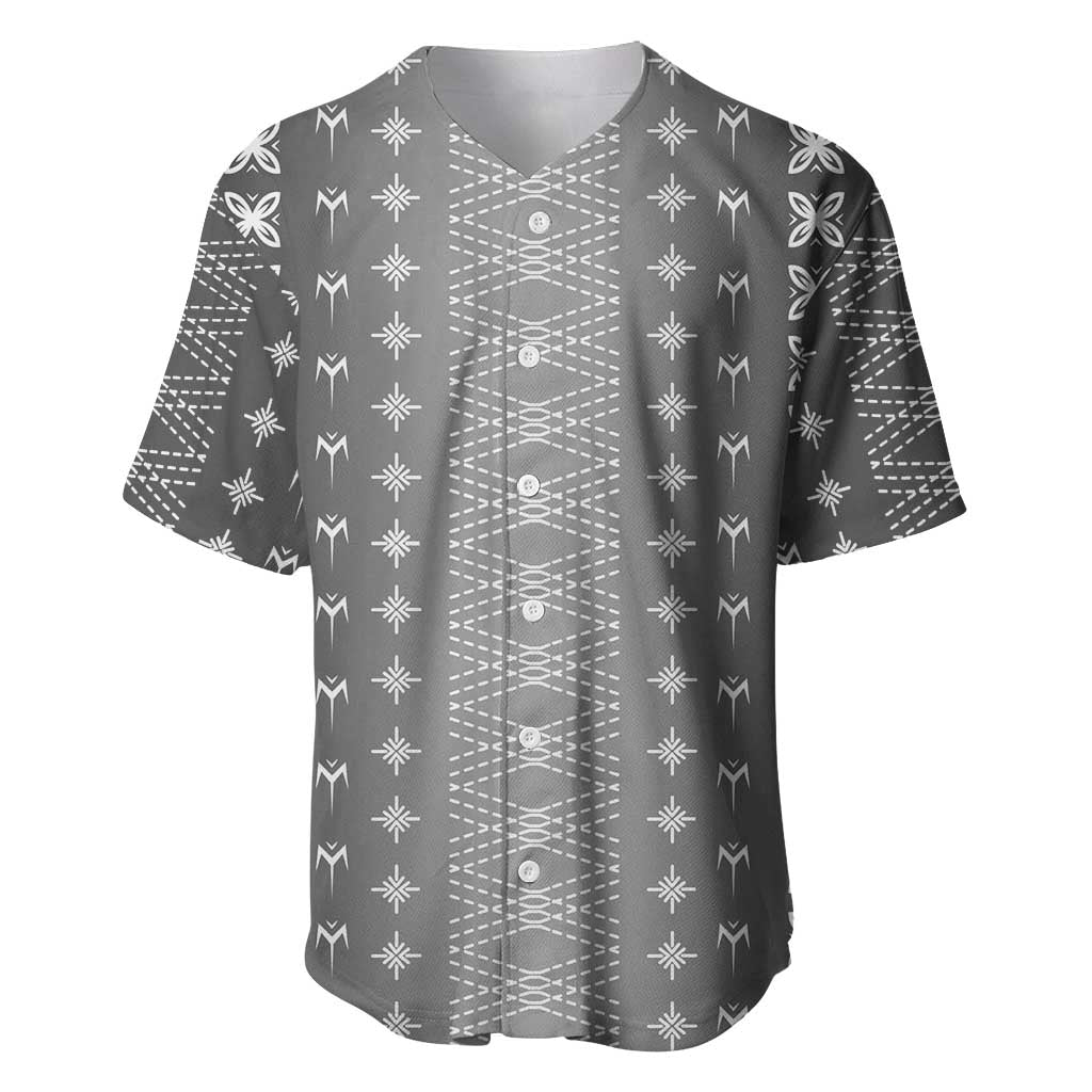Black Samoa Malu Tattoo Inspired Baseball Jersey LT05 Black - Polynesian Pride