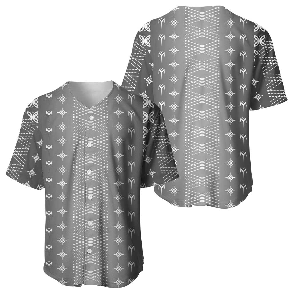 Black Samoa Malu Tattoo Inspired Baseball Jersey LT05 - Polynesian Pride