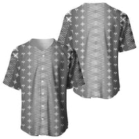 Black Samoa Malu Tattoo Inspired Baseball Jersey LT05 - Polynesian Pride