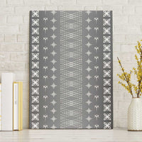 Black Samoa Malu Tattoo Inspired Canvas Wall Art - Polynesian Pride